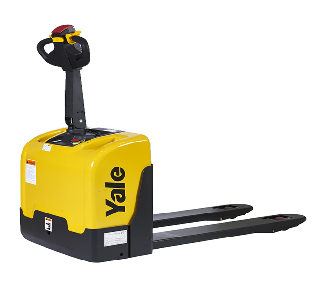 Transpalette jaune de la marque Yale